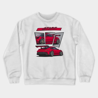 car 911 gt3 rs detail red Crewneck Sweatshirt